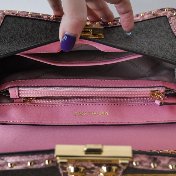 Michael Kors Crossbody Handbag- Chains and Studs - Picture 4 of 4